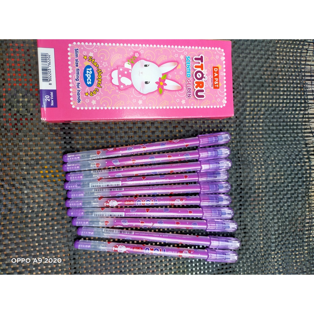 Bút mực tím TTORU Hàn Quốc combo 5 cây, 12 cây | Shopee Việt Nam