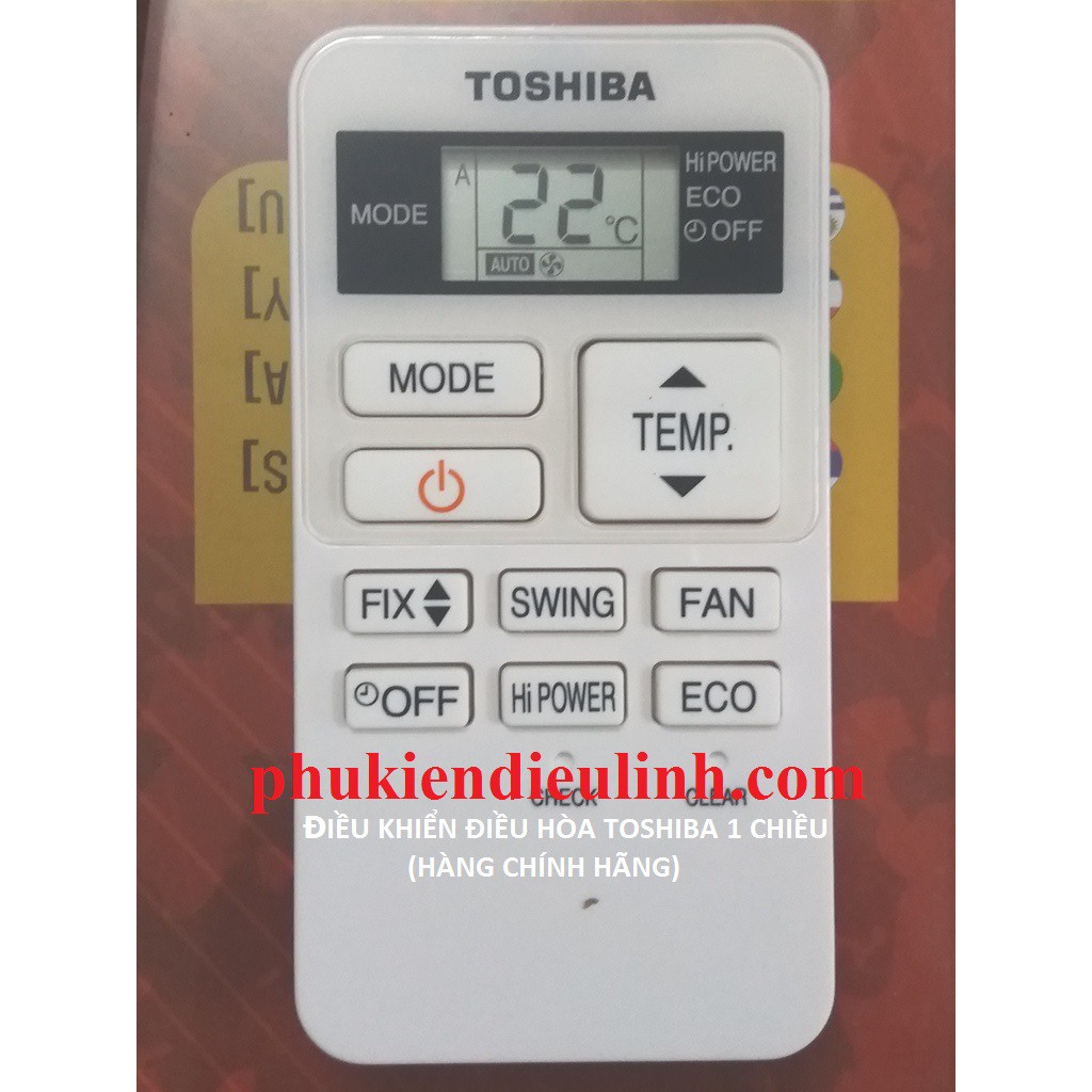 Télécommande Climatiseur Toshiba WC-TA05NE WC-UA02NE WH-TA03 - Remplacement Direct