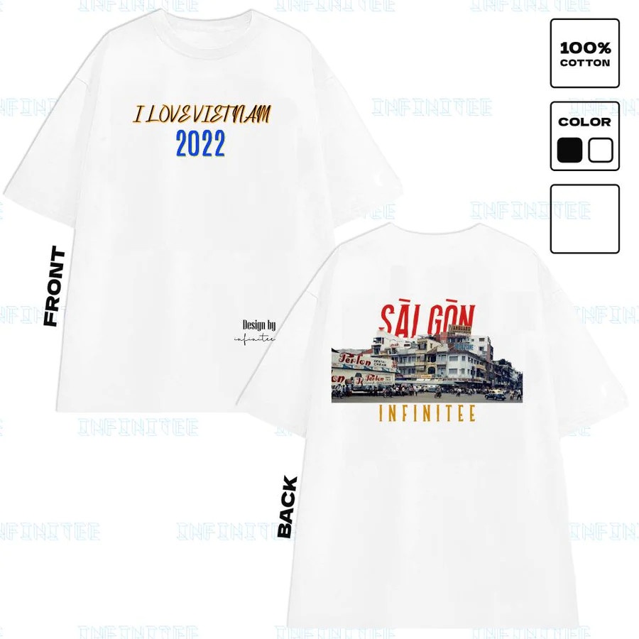 Áo thun INFINITEE  63 Tỉnh thành VN - Fni63VN - Premium Gildan, 100% US Cotton, form rộng Unisex
