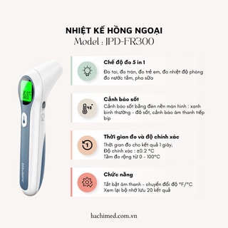 Nhiệt kế hồng ngoại 5in1 Hachimed JPD-FR300