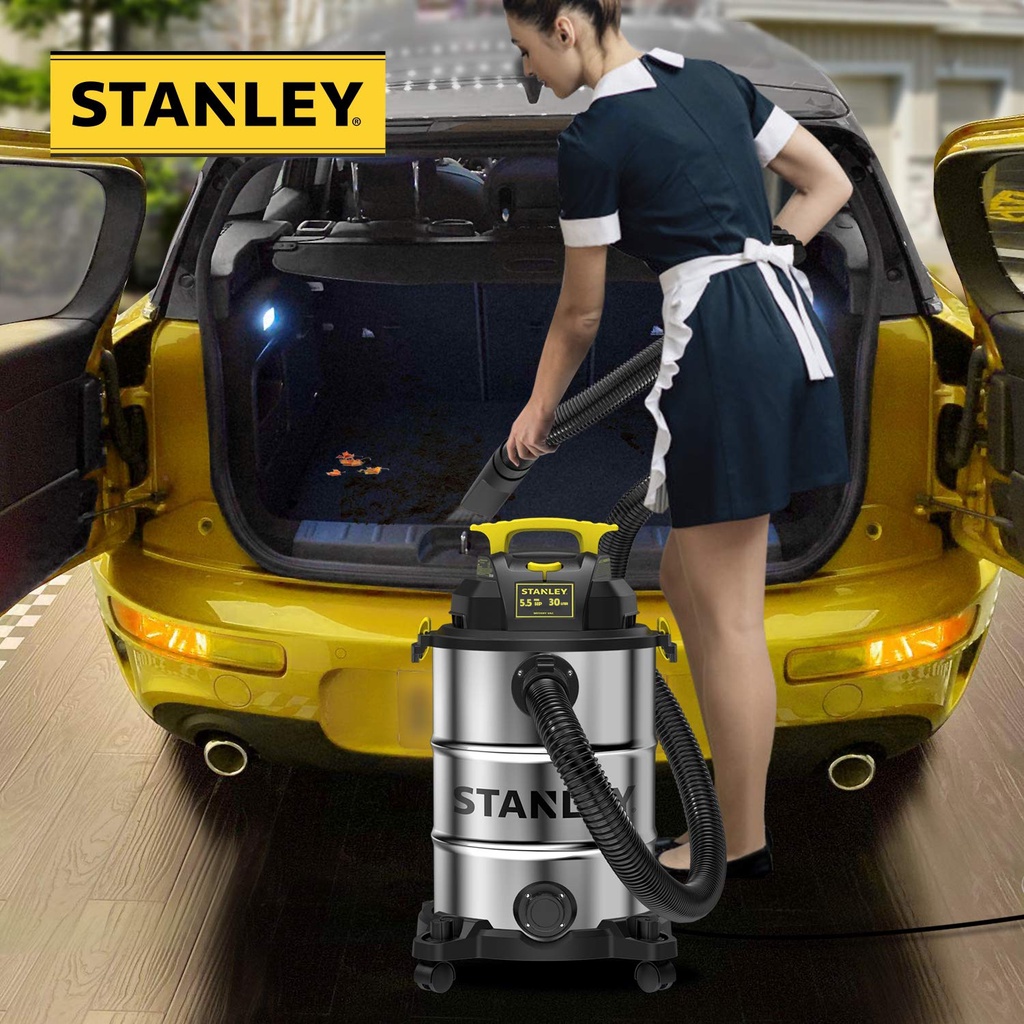 Mô tả Máy hút bụi công nghiệp khô và ướt Stanley SL19417-8A 4000W 5.5HP - bộ lọc HEPA - Bảo hành 12 tháng Kèm Phụ Kiện - 6