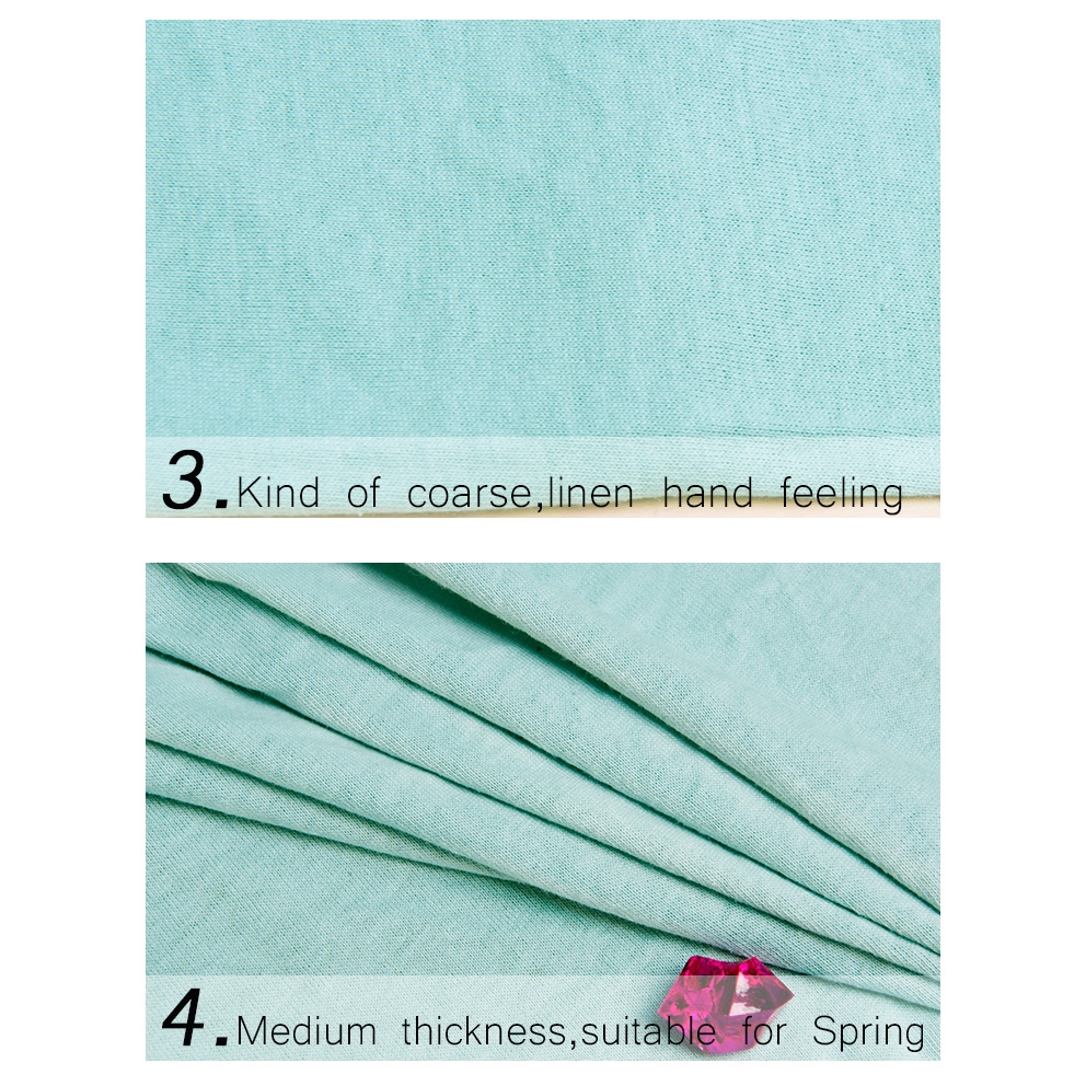 Áo thun cotton mềm mại phong cách Hàn Quốc, size 50x180cm, chất liệu 100% bông