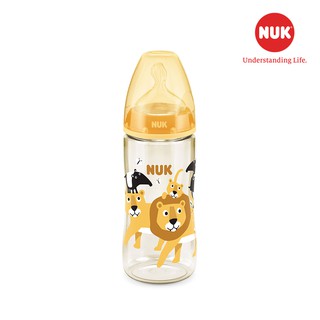 Bình Sữa NUK PREMIUM CHOICE+ Nhựa PPSU 300ml núm ti S1-S2 - M (ANIMALS)