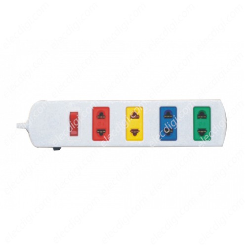 Ổ Cắm Điện 4S Dây 3m-5m x 2 Trắng Lioa