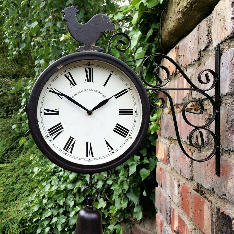 Đồng Hồ Treo Tường 2 Mặt Phong Cách Vintage