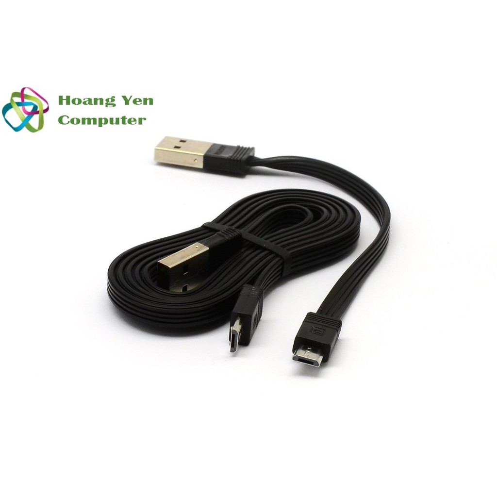 Bộ 2 Cáp Sạc MICRO USB Remax RC-062M 1m và 16cm - BH 6 Tháng 1 đổi 1 - Hoàng Yến Computer