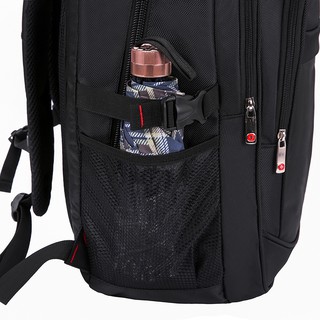 Ba lô máy tính xách tay Thụy Sĩ 17 "Túi du lịch nylon chống thấm nước, ba lô, túi đựng laptop