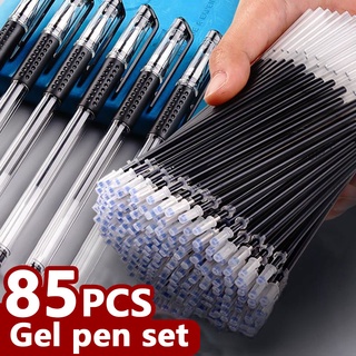 Set 85 Bút Bi Mực Xanh Đỏ Đen Ngòi 0.5mm Cho Học Sinh/Văn Phòng