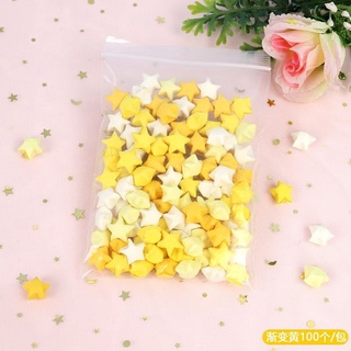 540 tờ giấy gấp sao nhiều màu loại đẹp, sao giấy gấp sắn