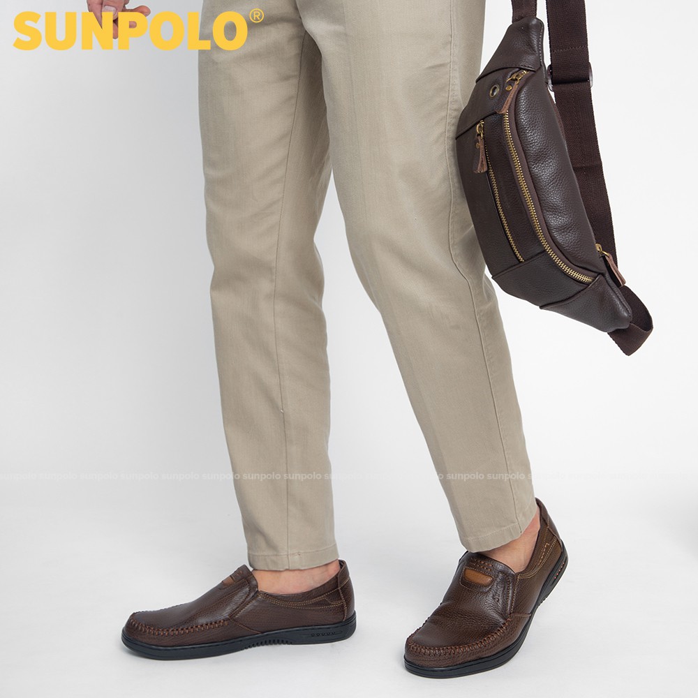 Ảnh Giày lười nam Da bò cao cấp SUNPOLO LS4010 4