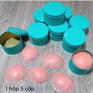 Hộp 10 miếng silicon dán ngực - tái sử dụng nhiều lần