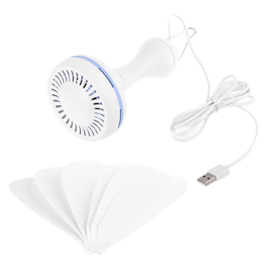 Quạt Trần USB 6 Lá 5V, Máy Làm Mát Không Khí Quạt Treo Lều 16.5 Inch Chạy Bằng USB Dành Cho Cắm Trại Ngoài Trời Ký Túc X