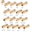 BTF 2-5mm Động Cơ Trục Đồng Khớp Nối Khớp Nối Đầu Nối Tay Adapter US