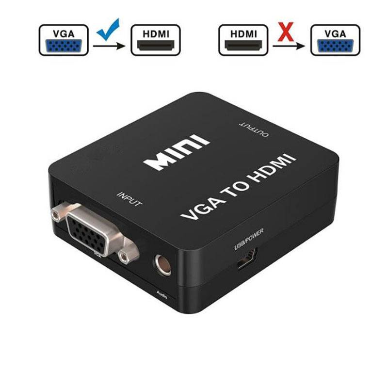 Cáp ChuyểN ĐổI 1080P Mini VGA Sang HDMI VGA2HDMI 1080P Cho MáY ChiếU ...