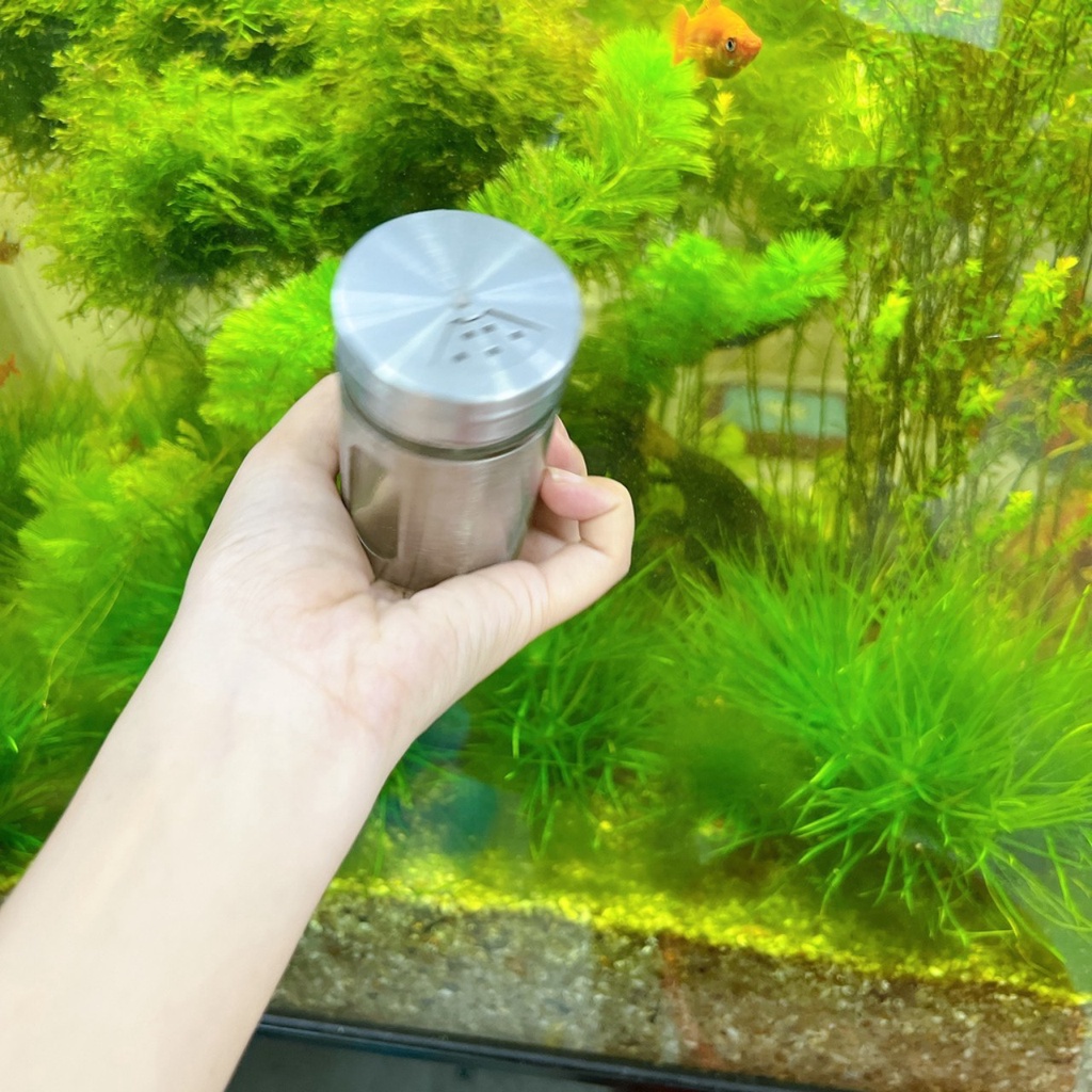 HỦ Đựng Hạt Tiêu, Tăm, Gia Vị Cao Cấp, Hũ Thuỷ Tinh Bọc Inox 304 Cao Cấp VANDO