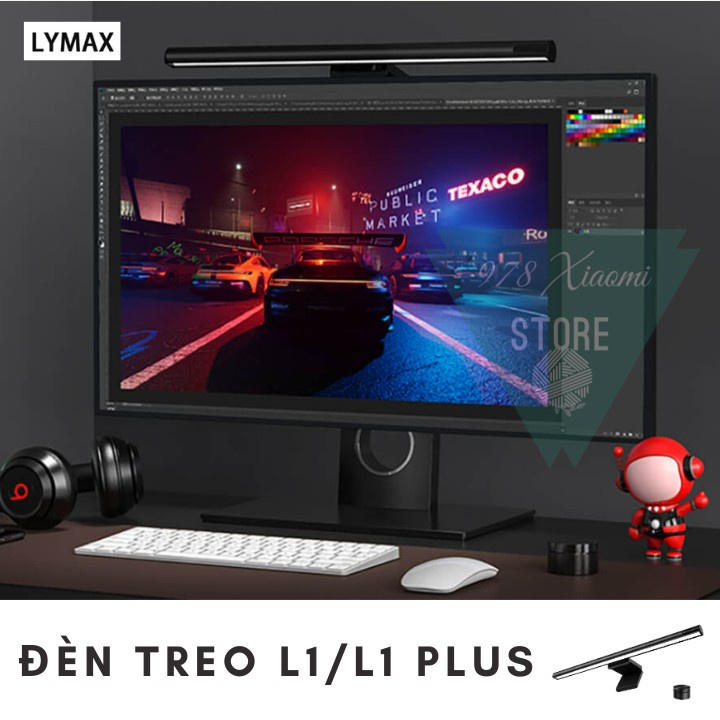 Đèn treo màn hình máy tính Xiaomi Lymax L1 Plus - Thanh đèn led gắn màn hình máy tính Lymax