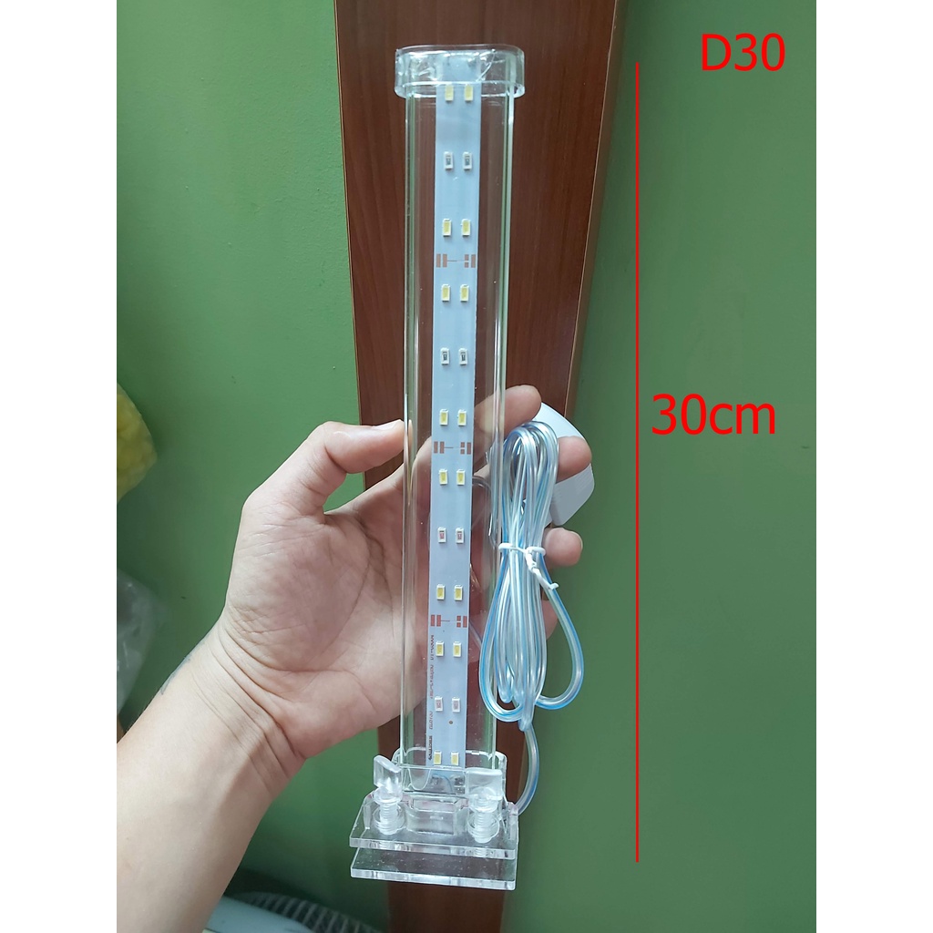 Đèn led kẹp bể cá D20 D30 Có công tắc tắt bật | Shopee Việt Nam