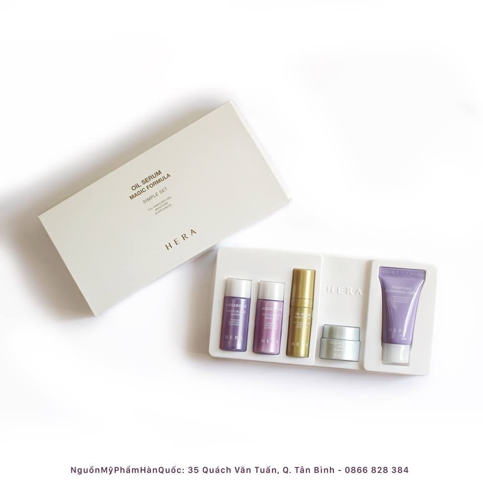 Hera Oil Serum Magic Formula Trial Set (5 Items) Shopee Việt Nam