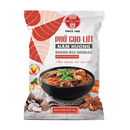 Phở Gạo Lứt Nấm Hương