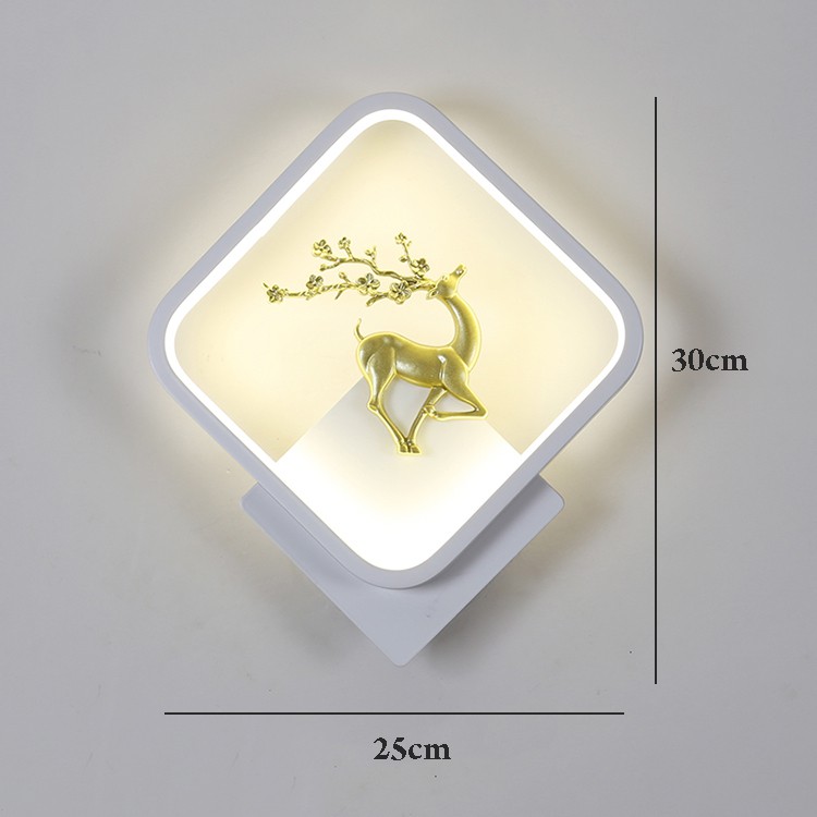 Ảnh Đèn tường MONSKY DERGI 3 chế độ ánh sáng kiểu dáng độc đáo, sang trọng ánh sáng vàng dịu nhẹ đẹp mắt (Video thật) 2