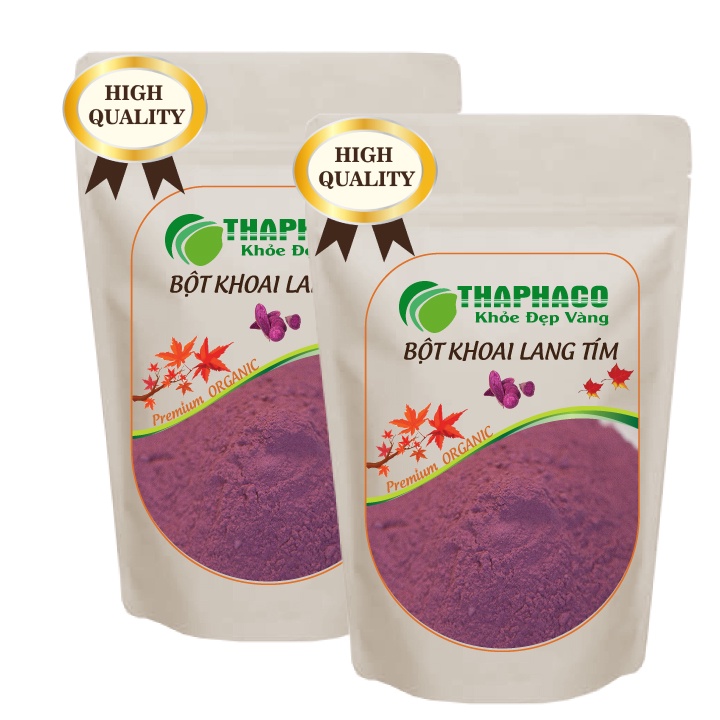 [HCM] Bột khoai Lang tím 100g Uống Làm Bánh, Tạo Màu Nghiền Siêu Mịn Thaphaco