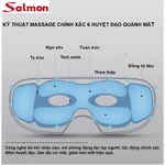 Máy Massage Mắt Cao Cấp Thông Minh Bluetooth Salmon SE220 Công Nghệ Áp Suất Túi Khí Kèm Nhiệt, Ấn Huyệt, Mát Xa Mắt — ảnh 7