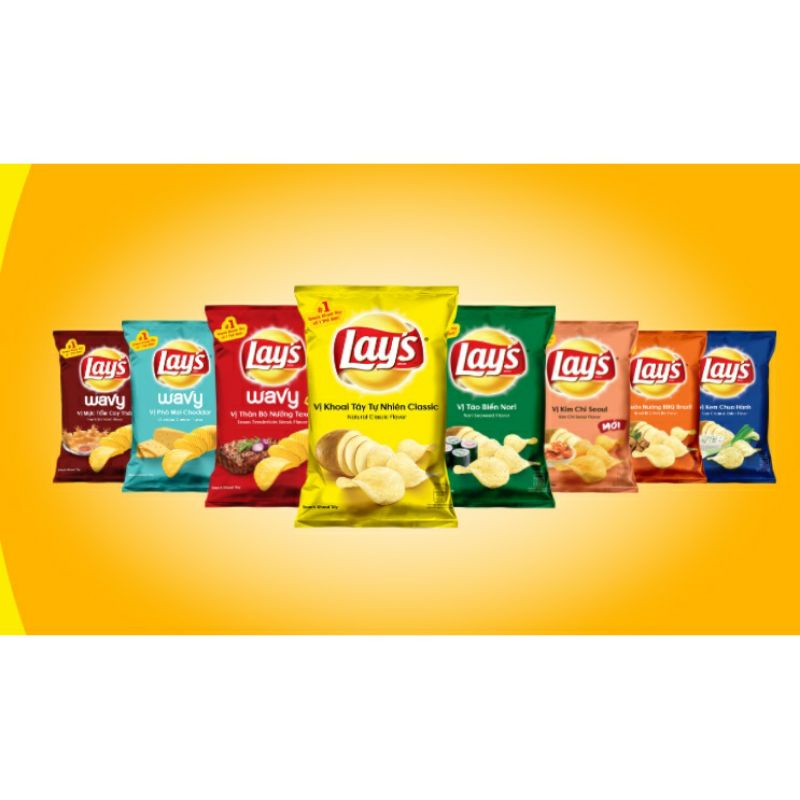 Combo 10 bịch bánh snack Lays đủ vị gói 32g | Shopee Việt Nam
