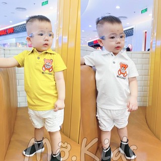 Áo phông gấu cho bé trai mùa hè