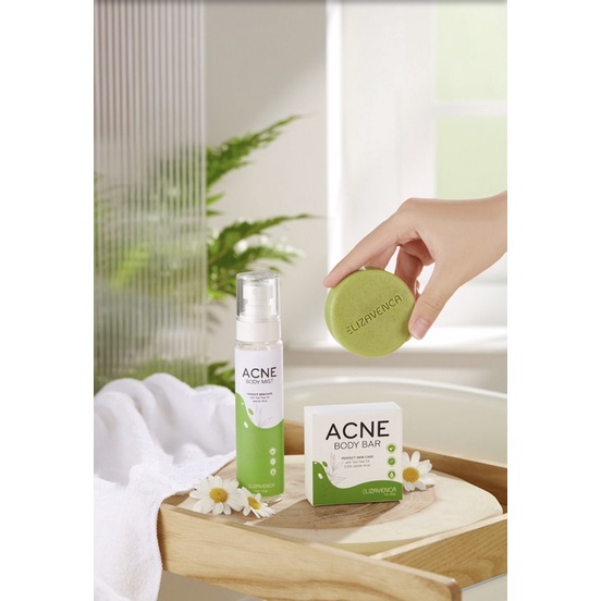 Mụn lưng Elizavenca hỗ trợ giảm mụn lưng mụn toàn thân combo 2 sản phẩm