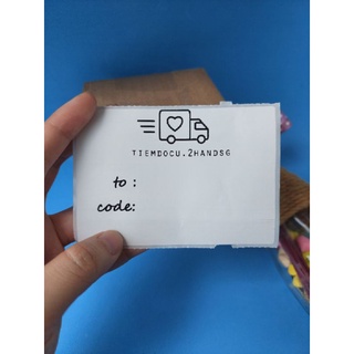 Combo 50 Tem dán decal in theo yêu cầu khách hàng kích thước 10x7cm