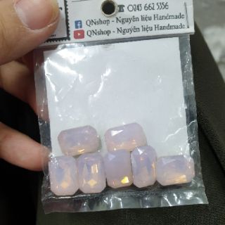 7- 10 viên Đá pha lê loại xịn đẹp lấp lánh làm trang sức, nguyên liệu làm trang sức, nguyên liệu Handmade