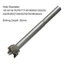NOTE1 Dụng cụ chế biến gỗ Thép Carbon Vonfram cacbua Dụng cụ khoan lỗ tự định tâm