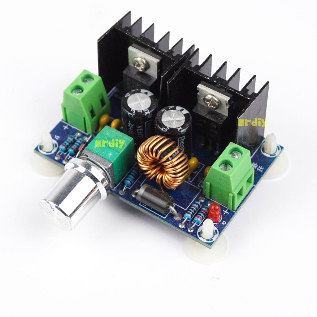 Module hạ áp DC-DC 8A 1.25 – 36V DC ,có núm vặn điều chỉnh | Shopee ...