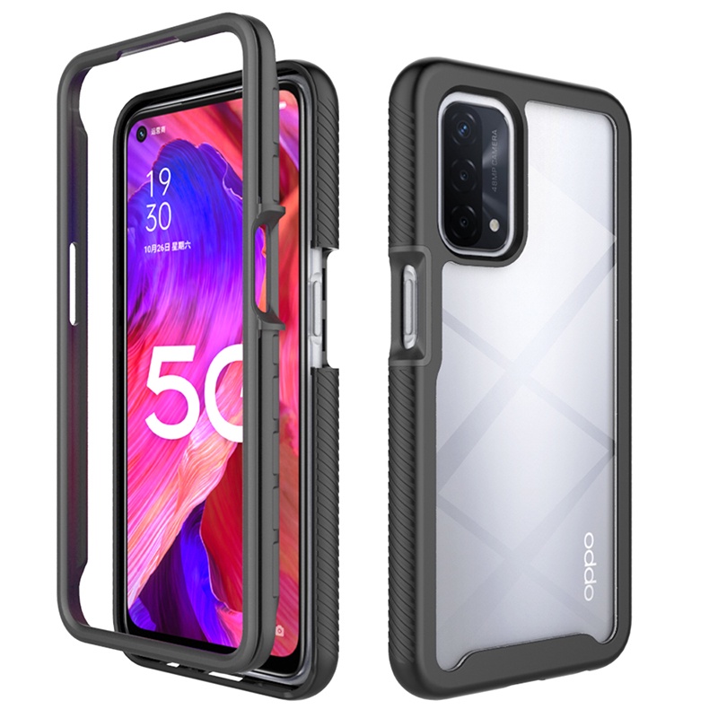 Dành Cho OPPO A54 A74 5G Full Body Hybrid Chống Trầy Xước Vỏ Bảo Vệ Giáp Chống Sốc