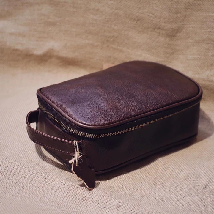Clutch Cầm Tay Da Thật