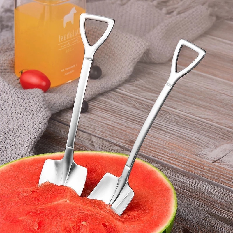 Muỗng Múc Kem Bằng Thép Không Gỉ Kiểu Dáng Dễ Thương