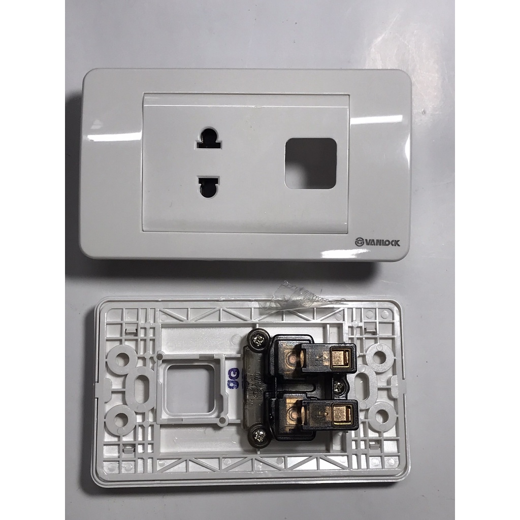 1,2 ổ cắm + 1,2 lỗ S18A Sino | Shopee Việt Nam