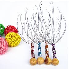 ⭐ SALE 💖 Cây gãi đầu hình bạch tuộc 12 nhánh châm cứu thư giãn