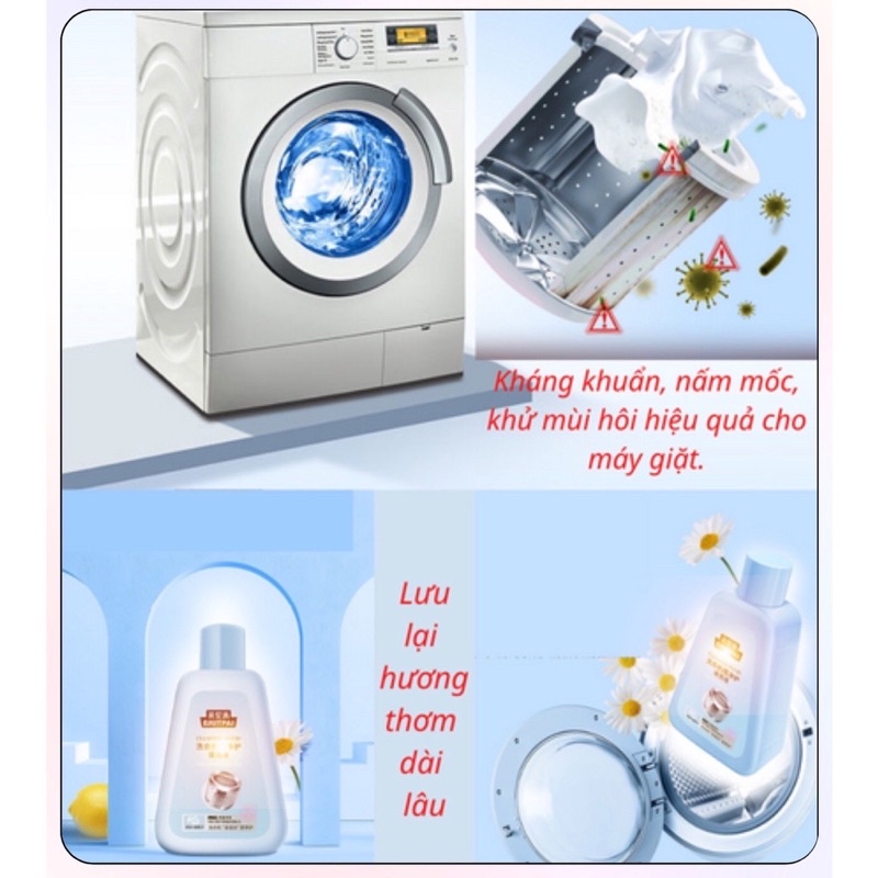 Nước tẩy lồng máy giặt CLEANING dùng cho máy giặt cửa trên và cửa dưới [hỏa tốc]