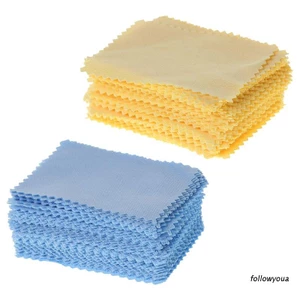 Set 100 Khăn Lau Bụi Bằng Vải Không Dệt Cho Điện Thoại / Màn Hình Máy Tính