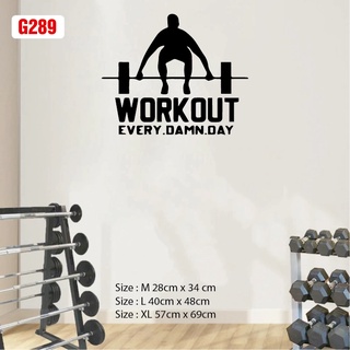 Decal dán tạo động lực trong phòng Gym, thu hút khách hàng, tạo điểm nhấn cho không gian P19