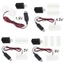Yoo US Plug LR20 D Eliminator Cáp USB cho đồ chơi Bàn phím đèn pha từ xa