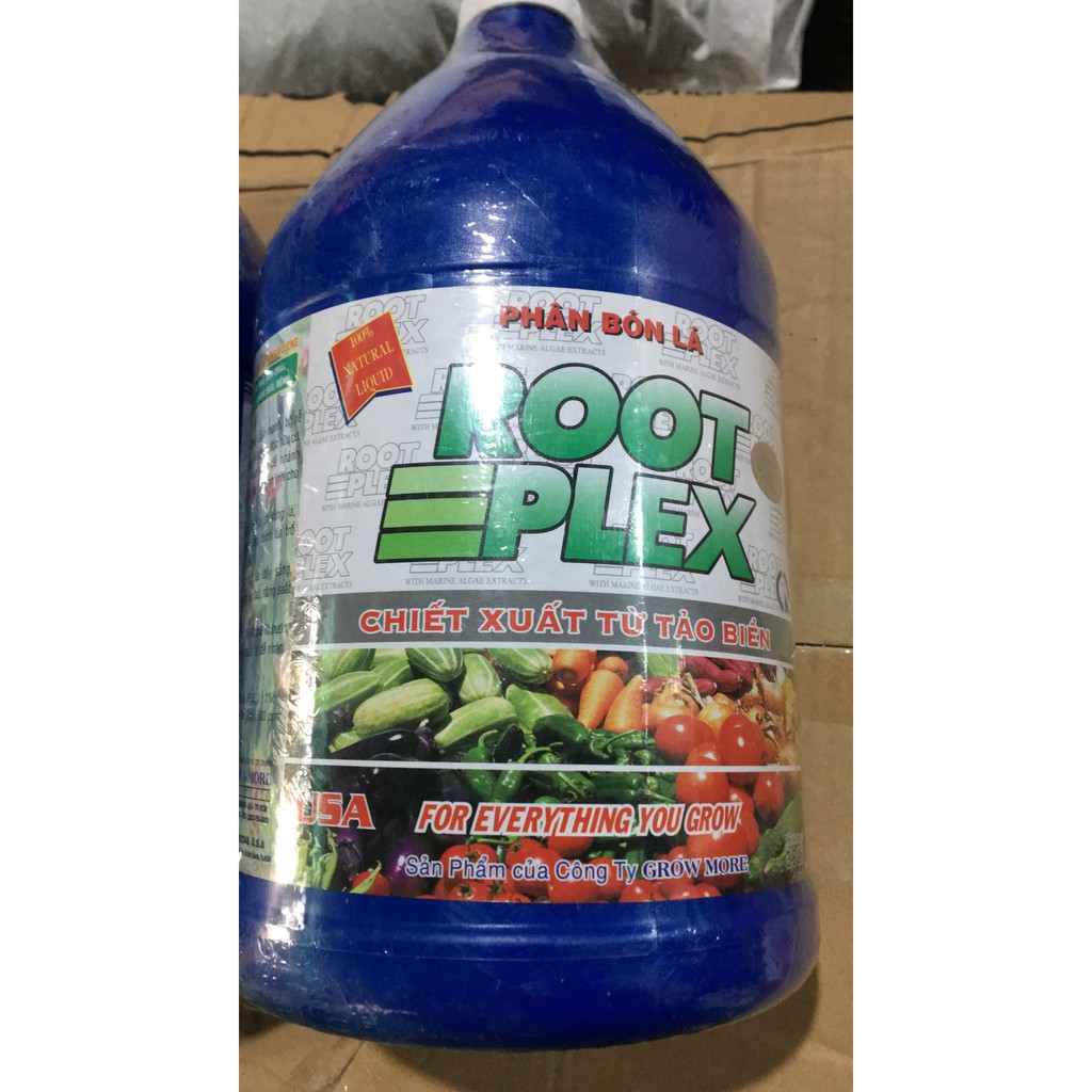 Phân Bón Lá GROW MORE ROOT PLEX Can 3.8 Lít TẢO BIỂN | Shopee Việt Nam