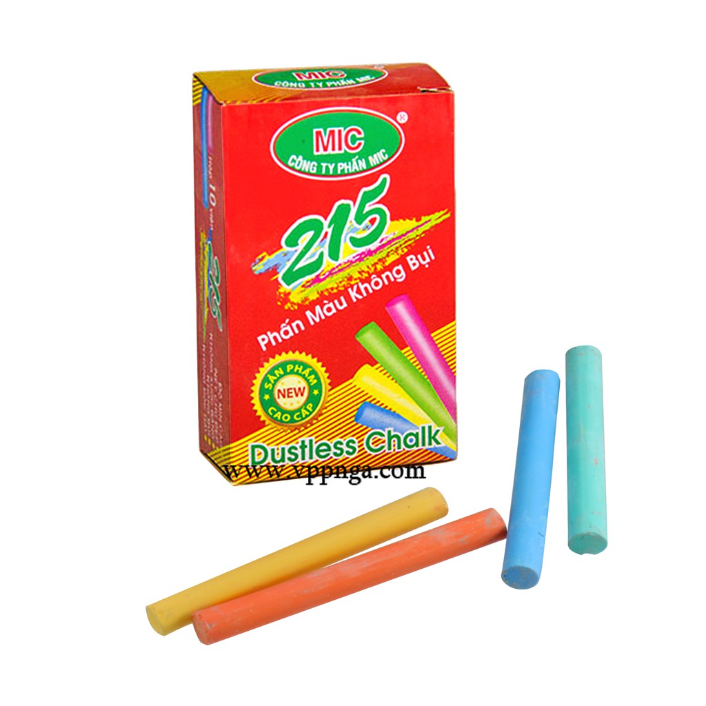 Phấn Viết Bảng Không Bụi Mic 10 Viên, Màu (1 Hộp) | Shopee Việt Nam