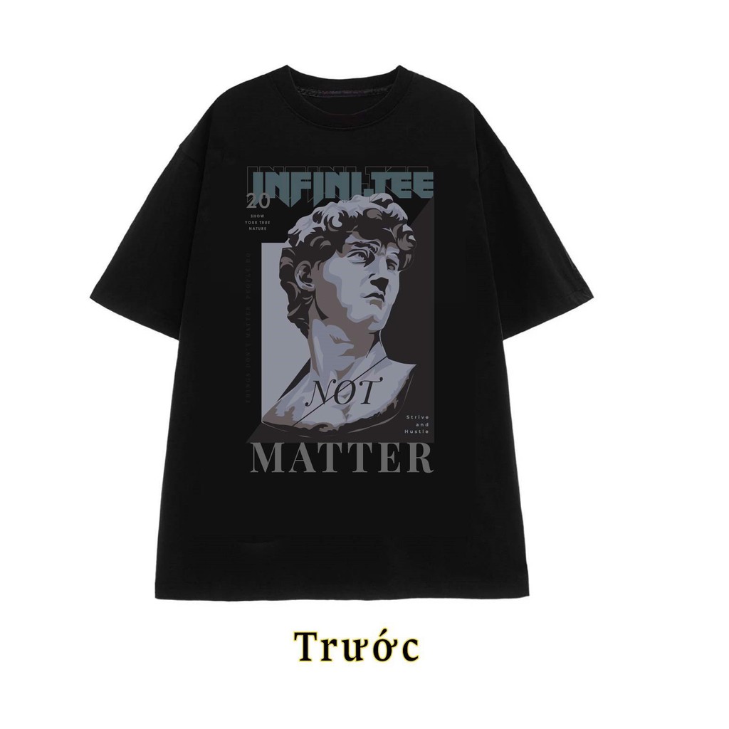 Áo thun INFINITEE Fni0010, Thun 100% Cotton - form rộng Unisex.
