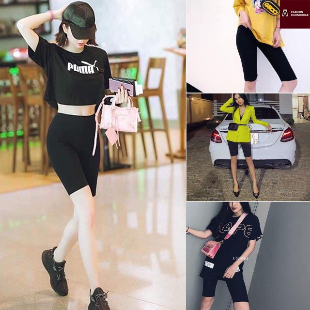 Quần Short Đùi bó sát đôi chân thon gọn dáng đẹp QSD444