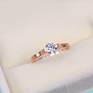 Nhẫn titanium 1 hột BHN62