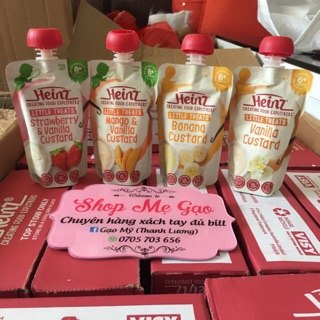 VÁNG SỮA HEINZ Custard Úc Date mới nhất T7/2021