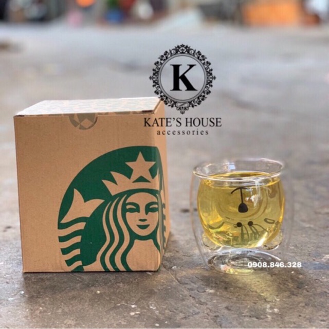 Starbucks new bear bearista straw glass cup Shopee Việt Nam