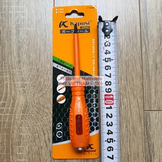 BÚT THỬ ĐIỆN CAO CẤP CAM K-9086 KAPUSI đã kiểm định chất lượng, đầu dẹt, thân bọc cao su cáchện, Bh 12 tháng